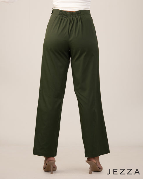 Tailored Poise: Twill Poly Trouser 75471