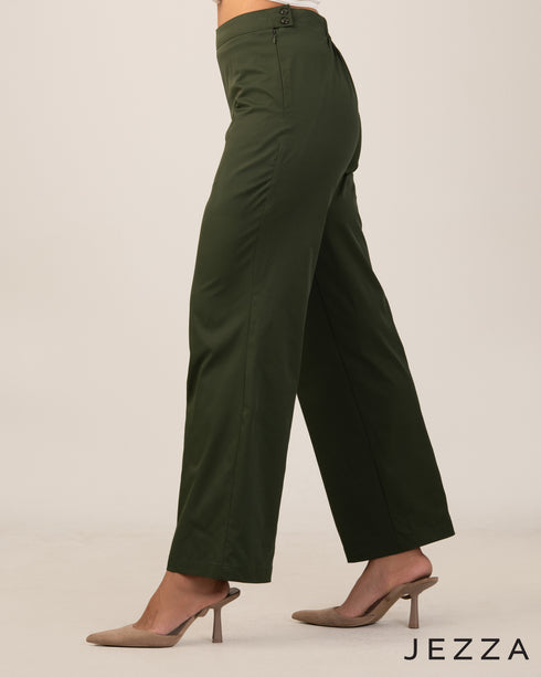 Tailored Poise: Twill Poly Trouser 75471