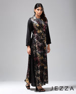 Load image into Gallery viewer, Foil Sheen Outer &amp; Inner Dress Ensemble 63231
