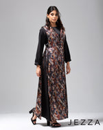 Load image into Gallery viewer, Foil Sheen Outer &amp; Inner Dress Ensemble 63232