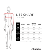 Load image into Gallery viewer, Structured Grace: Below-Hip V-Neck Top 72061