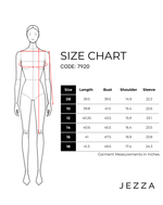 Load image into Gallery viewer, Linear Poise: Mandarin Collar Knee Top 79201