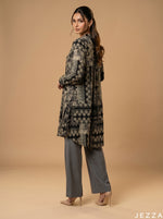 Load image into Gallery viewer, Ornate Elegance: Tapestry Print Knee Top 83861