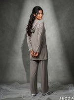 Load image into Gallery viewer, Urban Ease: Gray Jersey Hoodie Set 87442/81962