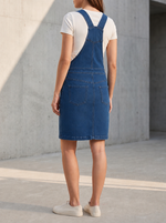 Load image into Gallery viewer, Denim Play: Medium Blue Dungaree DL-381 M