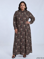 Load image into Gallery viewer, Paisley Heritage: Cotton A-Line Dress 87781
