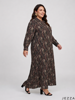 Load image into Gallery viewer, Paisley Heritage: Cotton A-Line Dress 87781
