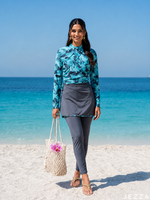 Load image into Gallery viewer, Fluid Form: Marble Print Swimwear Set 89812