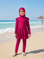 Load image into Gallery viewer, Vivid Tide: Magenta Swimwear Set 89802