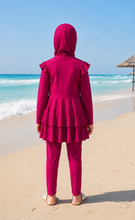 Load image into Gallery viewer, Vivid Tide: Magenta Swimwear Set 89802