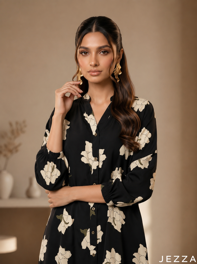Petal Theory: Bold Floral Top 87052