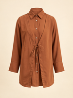 Load image into Gallery viewer, Copper Collared Top 90013