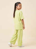 Load image into Gallery viewer, Rib Relaxed Ankle Light Green Pant 87971