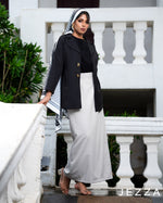 Load image into Gallery viewer, Beige Semi-Fitted Poly Cotton Skirt ( Only Skirt ) 61992