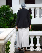 Load image into Gallery viewer, Beige Semi-Fitted Poly Cotton Skirt ( Only Skirt ) 61992