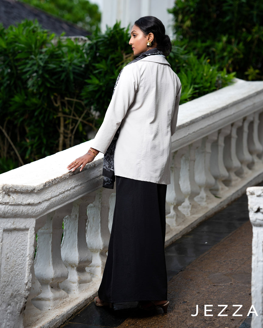Casual Beige Poly Cotton Jacket ( Jacket Only ) 59261