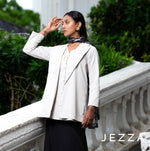 Load image into Gallery viewer, Casual Beige Poly Cotton Jacket ( Jacket Only ) 59261