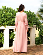 Load image into Gallery viewer, Satin Ankle Length Dress 63401