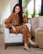 Load image into Gallery viewer, Printed Polyester Top &amp; Pant Set 57242/57272