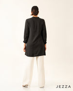 Load image into Gallery viewer, Casual Grace: Poly-Cotton Mandarin Top 67912