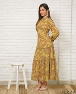 Load image into Gallery viewer, Paisley Air: Soft Chiffon Maxi Dress 83901