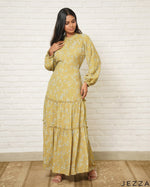 Load image into Gallery viewer, Bloom Air: Soft Chiffon Maxi Dress 83891