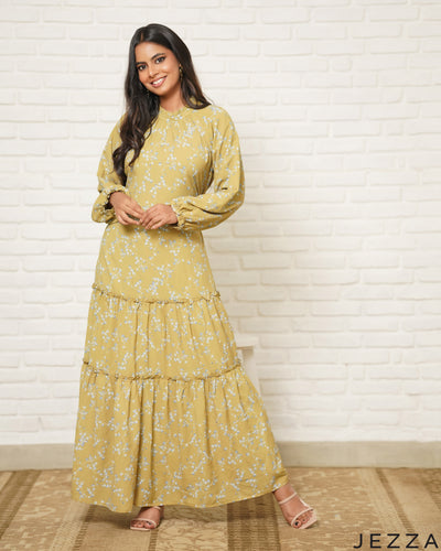 Bloom Air: Soft Chiffon Maxi Dress 83891