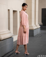 Load image into Gallery viewer, Blush Charm: Salmon Pink  Dress 76231
