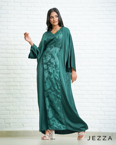 Satin and Brocade Kaftan Dress 66261