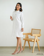 Load image into Gallery viewer, Dual-Wear Poly Cotton Shirt Dress 65802