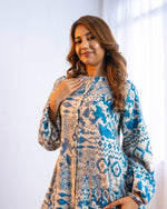 Load image into Gallery viewer, Geometric Aztec Print Cotton Top 92771