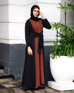 Load image into Gallery viewer, A-Line Dress with Color Block Detail 60752