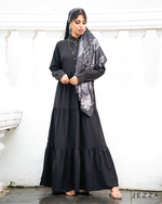 Load image into Gallery viewer, Long-Sleeve Tiered Skirt Dress 61882