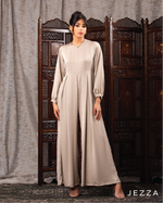 Load image into Gallery viewer, Belted Crush Satin Jumpsuit 62512