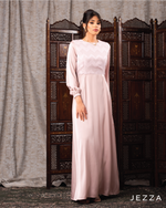 Load image into Gallery viewer, Brocade &amp; Satin Dress 61072