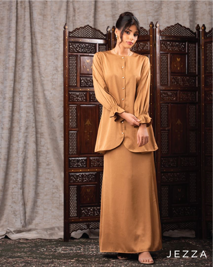 Crush Satin Skirt & Top Set 60382