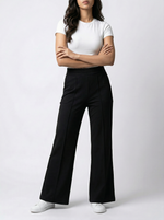 Load image into Gallery viewer, Black Core: Relaxed Knit Ankle Pants 82412