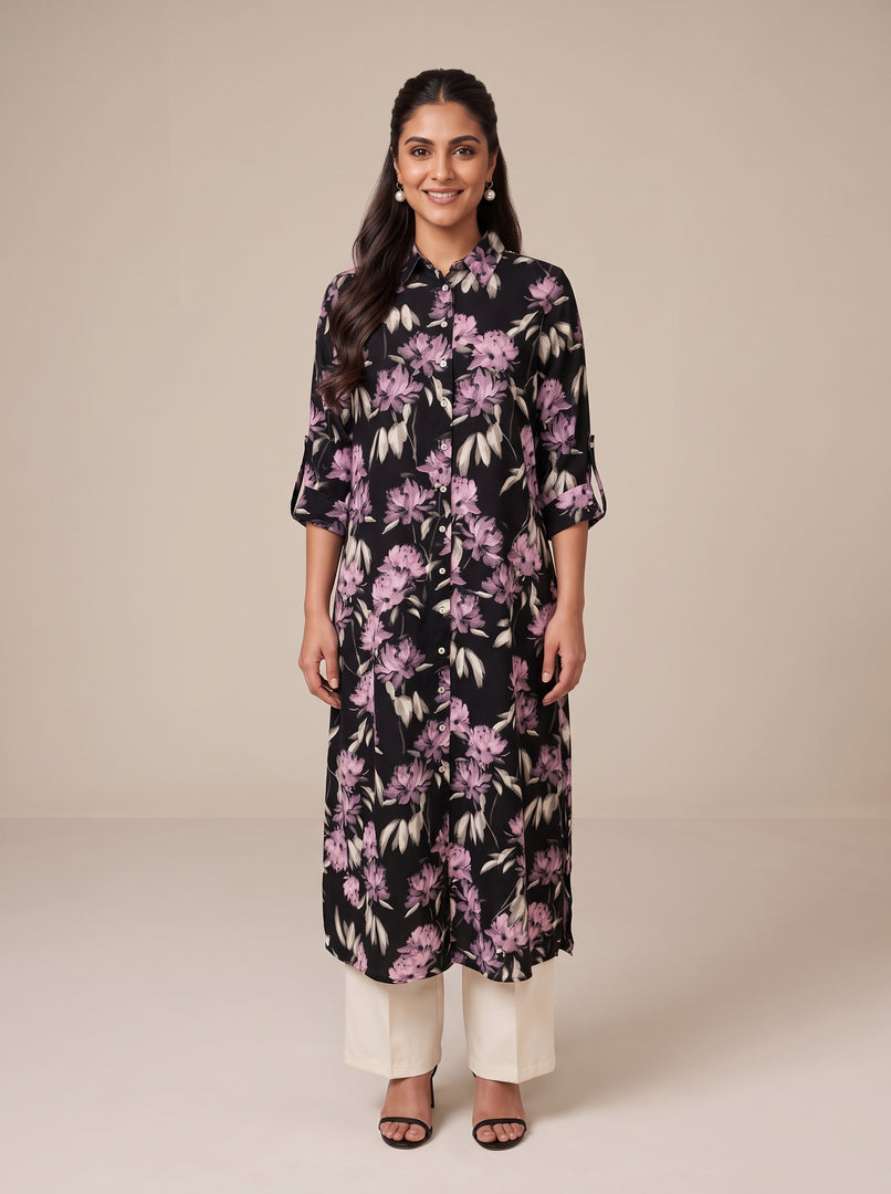 Elbow Sleeve Midi Top 92763