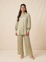 Load image into Gallery viewer, Relaxed Collar Top &amp; Pant Set 89993/91813