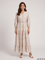 Load image into Gallery viewer, Garden Blossom: Cotton Maxi Dress 90691