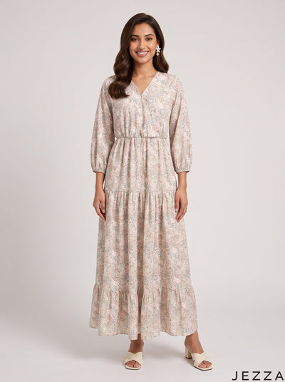 Garden Blossom: Cotton Maxi Dress 90691