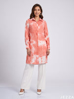Load image into Gallery viewer, Canvas Splash: Tie-Dye Poly Cotton Knee Top 91642