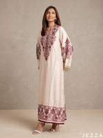 Load image into Gallery viewer, Regal Arabesque: Embellished Kaftan 93271