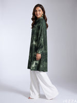 Load image into Gallery viewer, Artful Tide: Tie-Dye Poly Cotton Knee Top 91641