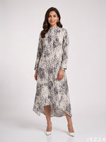 Load image into Gallery viewer, Wild Texture: Snake Print Midi Top 86461