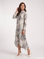 Load image into Gallery viewer, Wild Texture: Snake Print Midi Top 86461