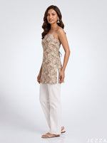 Load image into Gallery viewer, Paisley Muse: Square Neck Hip Top 88321