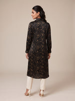 Load image into Gallery viewer, Abstract Print Below-Knee Shirt Top 92751