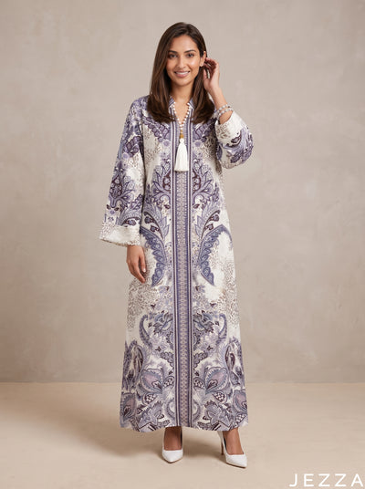 Nomad Luxe: Paisley & Animal Print Kaftan 93291