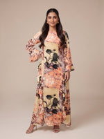 Load image into Gallery viewer, Abstract Print Long Dress 88432
